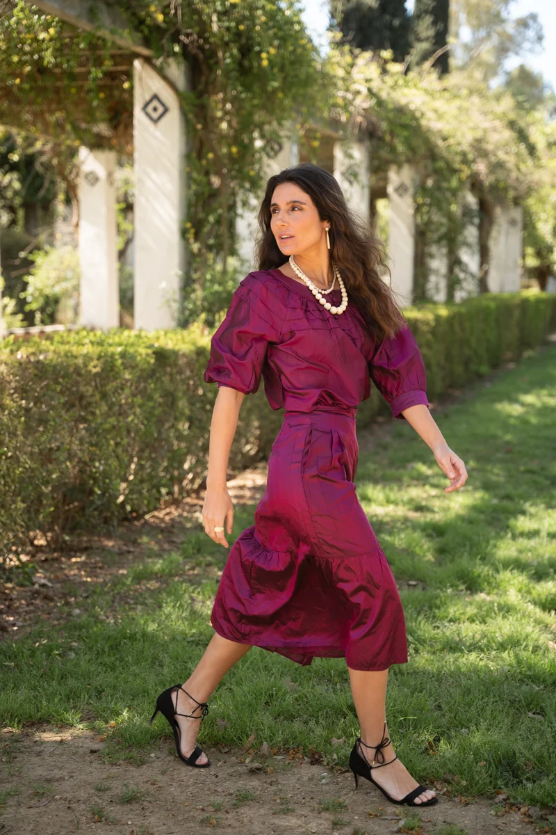 CONJUNTO DE SEDA BUGANVILLA - Imagen 3