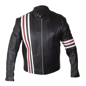 La clásica chaqueta de cuero auténtico de Peter Fonda en Easy Rider.