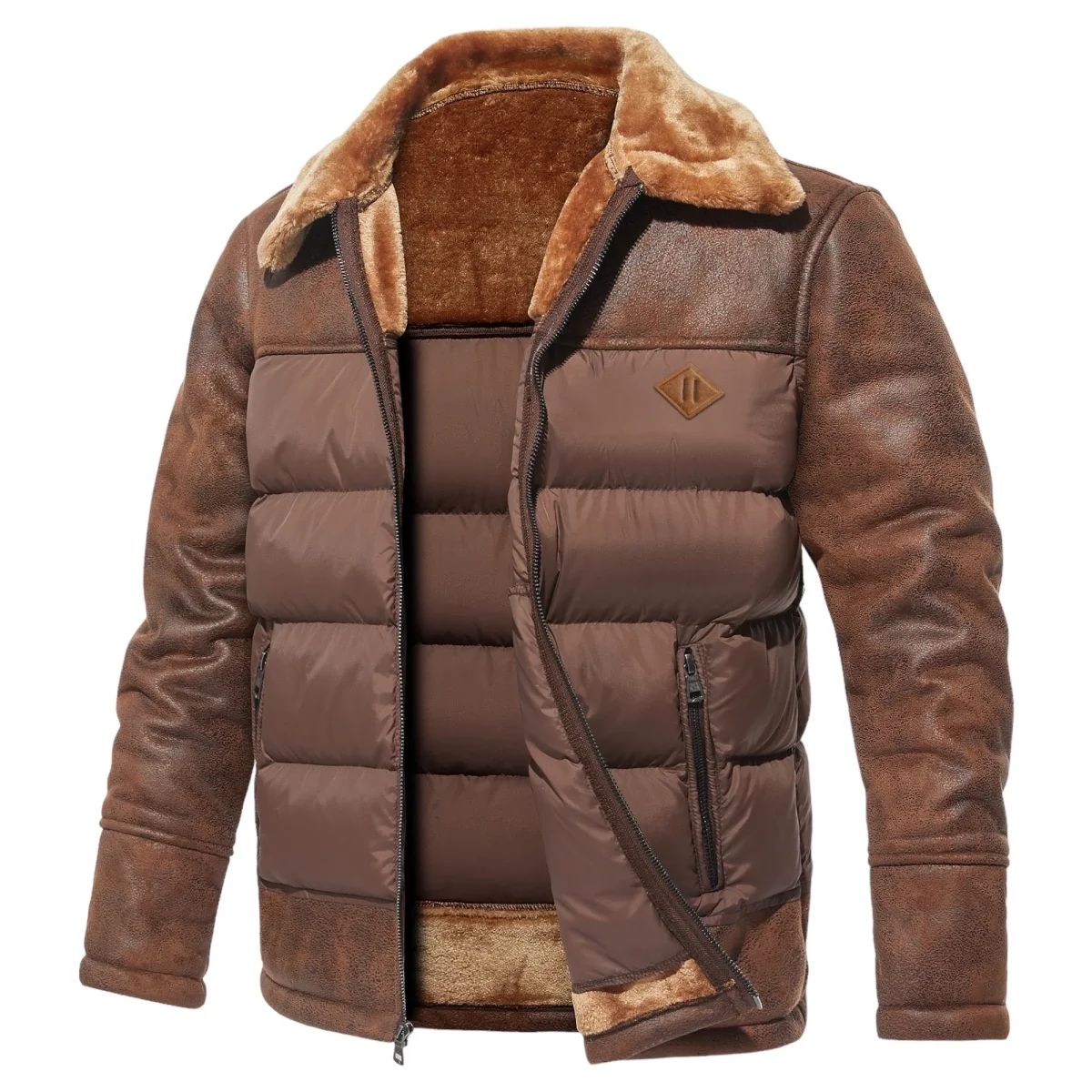 Elegante chaqueta con forro polar - Imagen 3