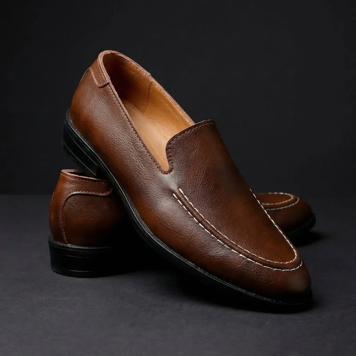 Mocasines informales de piel - Imagen 4