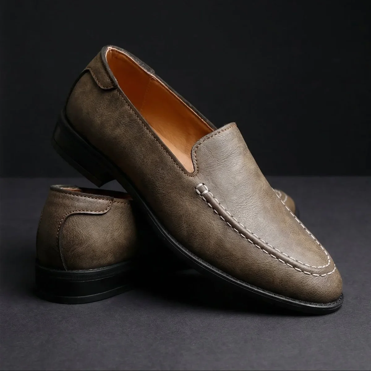 Mocasines informales de piel - Imagen 3