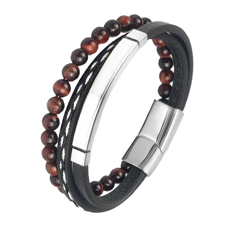 Pulsera de acero de lujo para hombre - Imagen 3