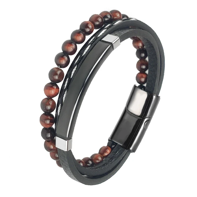 Pulsera de acero de lujo para hombre - Imagen 4