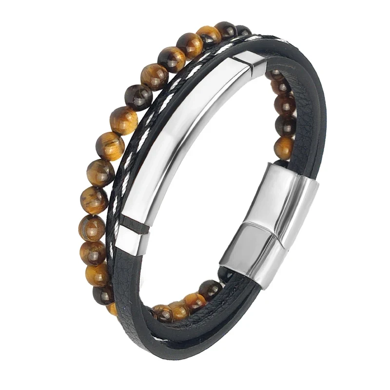 Pulsera de acero de lujo para hombre - Imagen 5