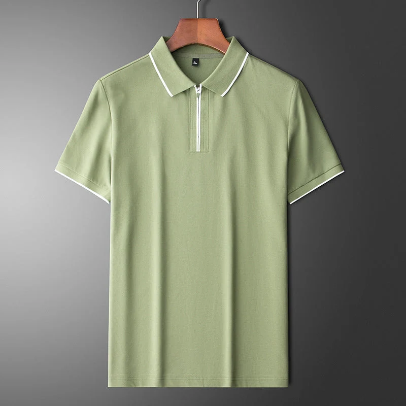 Elegante camiseta polo de algodón - Imagen 8