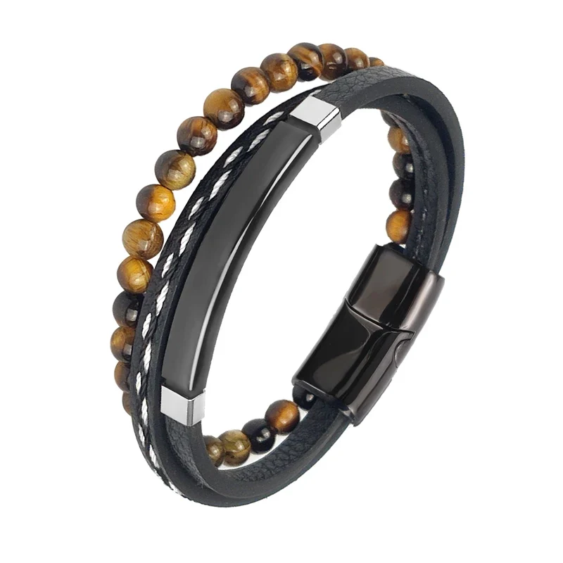 Pulsera de acero de lujo para hombre - Imagen 6
