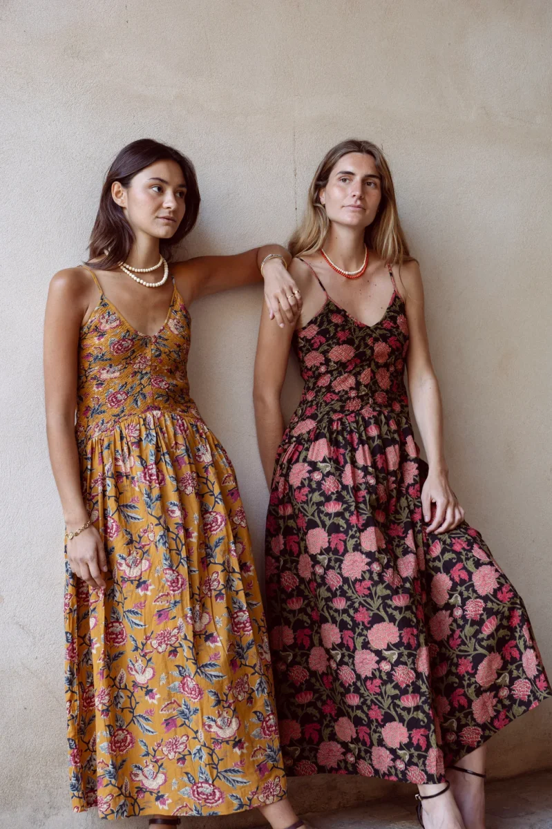 VESTIDO ESTAMPADO NEGRO - Imagen 4