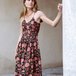 VESTIDO ESTAMPADO NEGRO