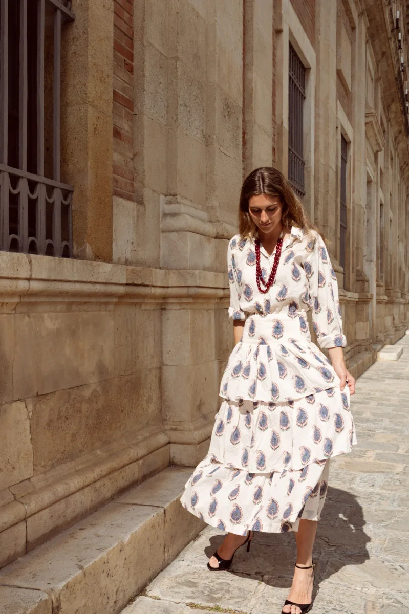 CAMISA AZUL Y GRANATE - Imagen 3