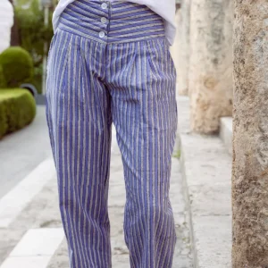 PANTALÓN RAYAS AZULES
