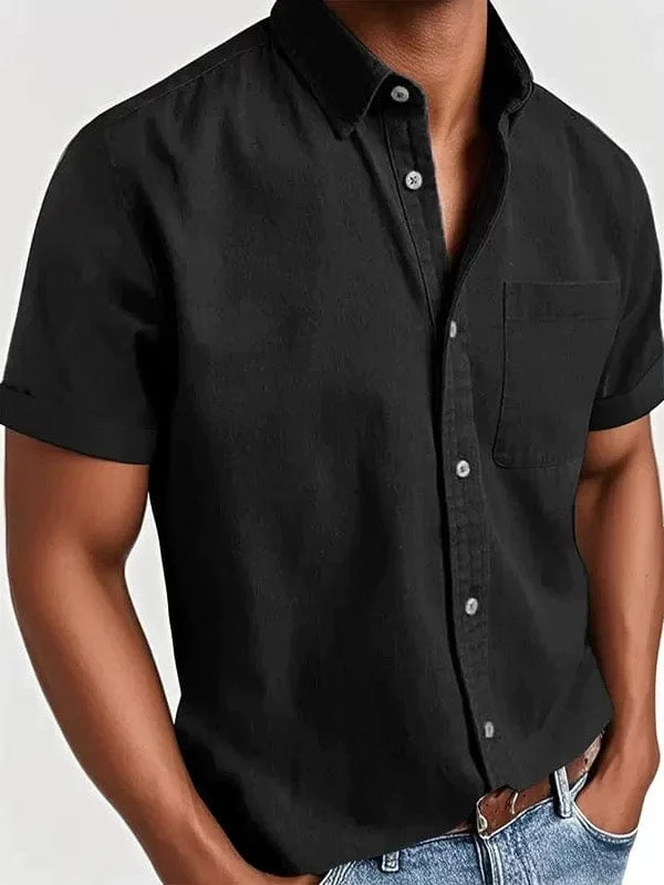 Camisa elegante de manga corta - Imagen 6