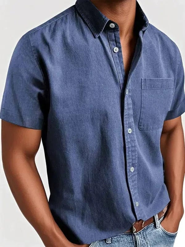 Camisa elegante de manga corta - Imagen 4