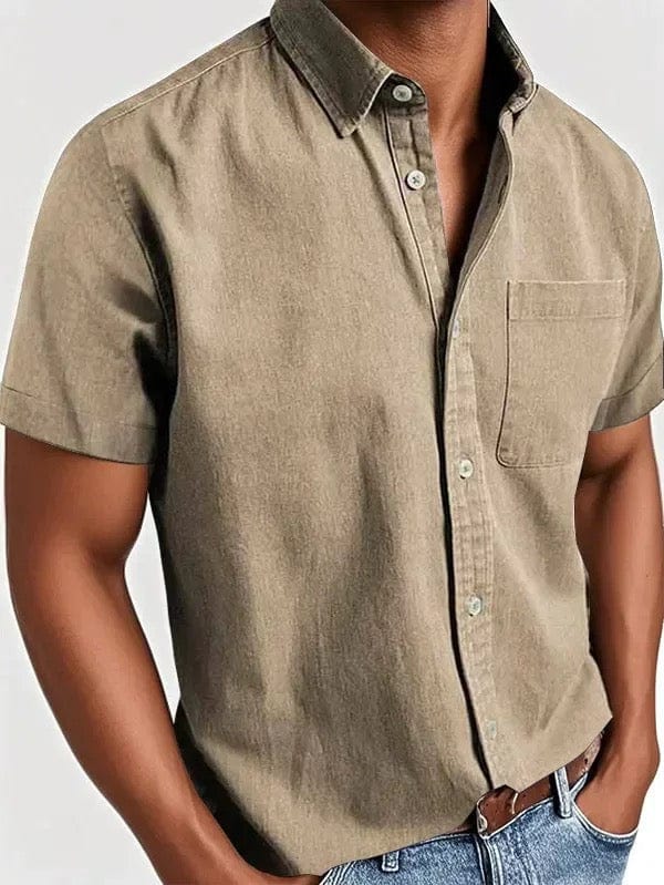 Camisa elegante de manga corta - Imagen 9
