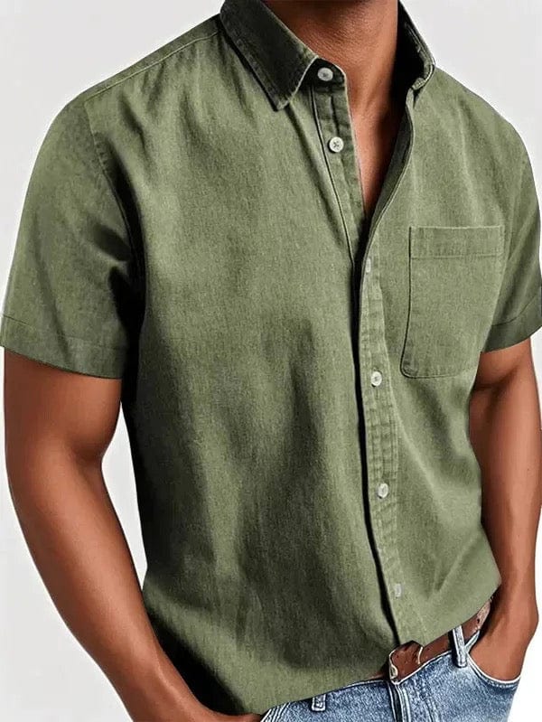 Camisa elegante de manga corta - Imagen 5