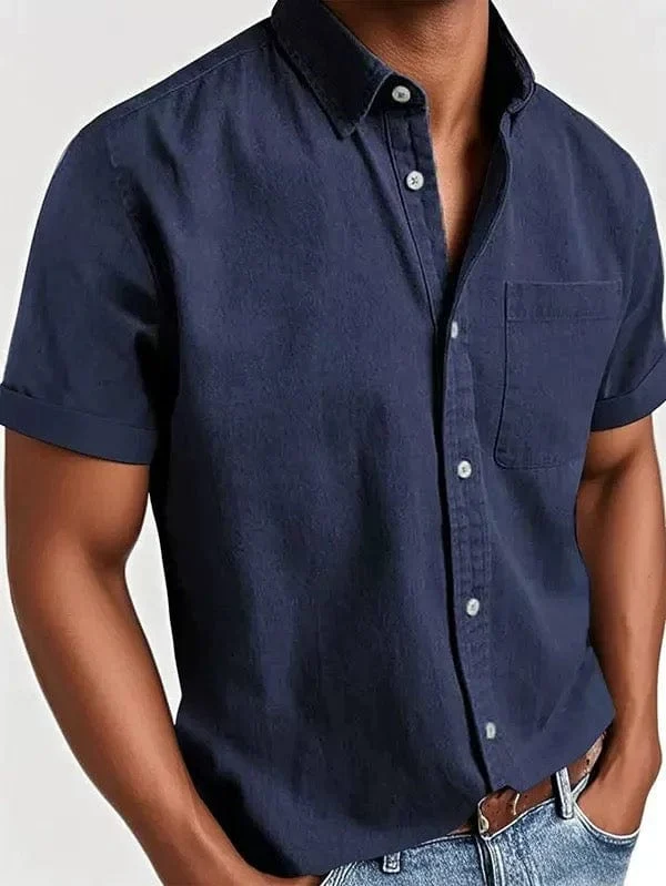 Camisa elegante de manga corta - Imagen 7