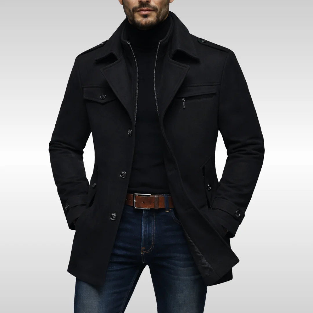 Abrigo elegante de lana - Imagen 5