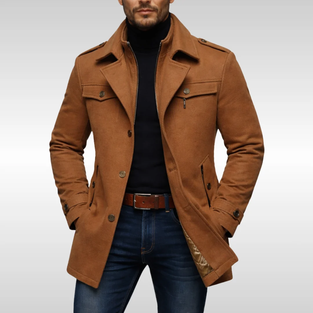 Abrigo elegante de lana - Imagen 6