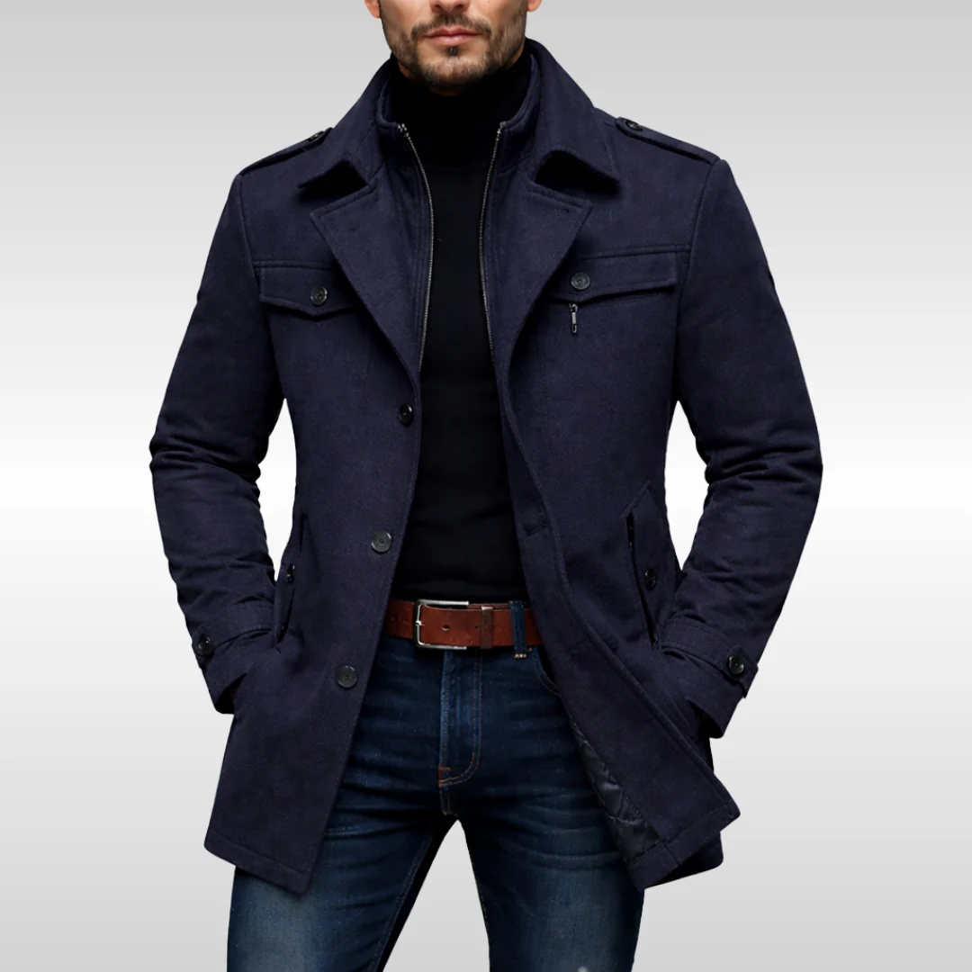 Abrigo elegante de lana - Imagen 4