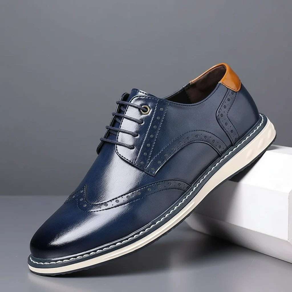 Elegantes zapatos Oxford de piel - Imagen 7