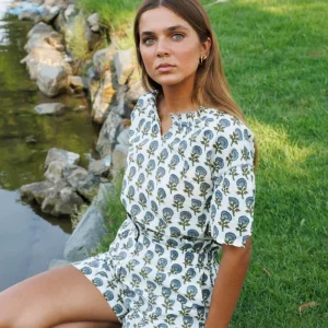 BLUSA BLANCA Y GRIS