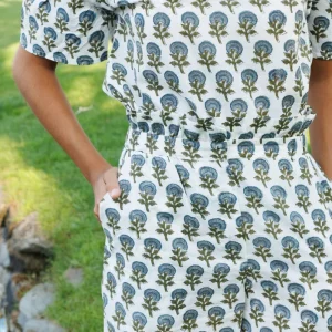 SHORT BLANCO Y GRIS