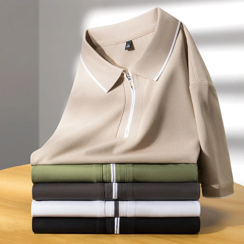Elegante camiseta polo de algodón - Imagen 9