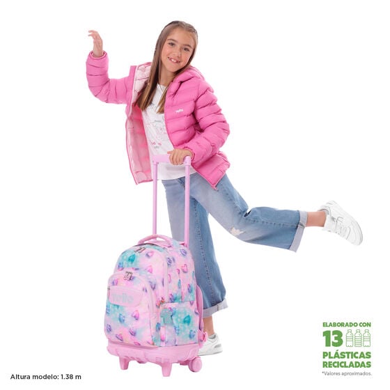 Mochila Renglones Glitter Totto MA03ECO006G - Imagen 4