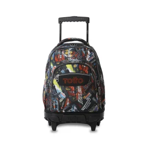 Mochila escolar con ruedas Renglones Totto MA03ECO006