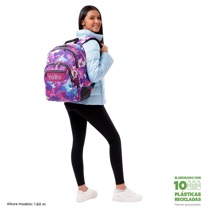 Mochila Rayol Glitter Totto MA04ECO002G - Imagen 4