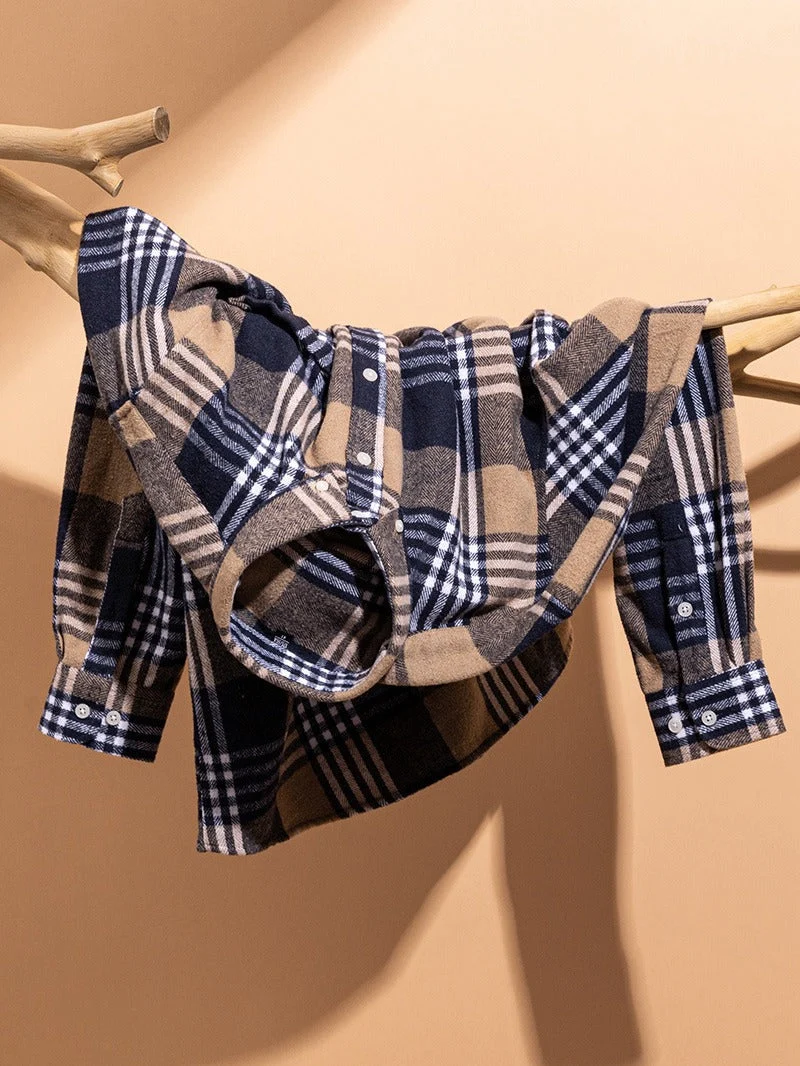 Givalli - Camisa de algodón a cuadros - Imagen 7