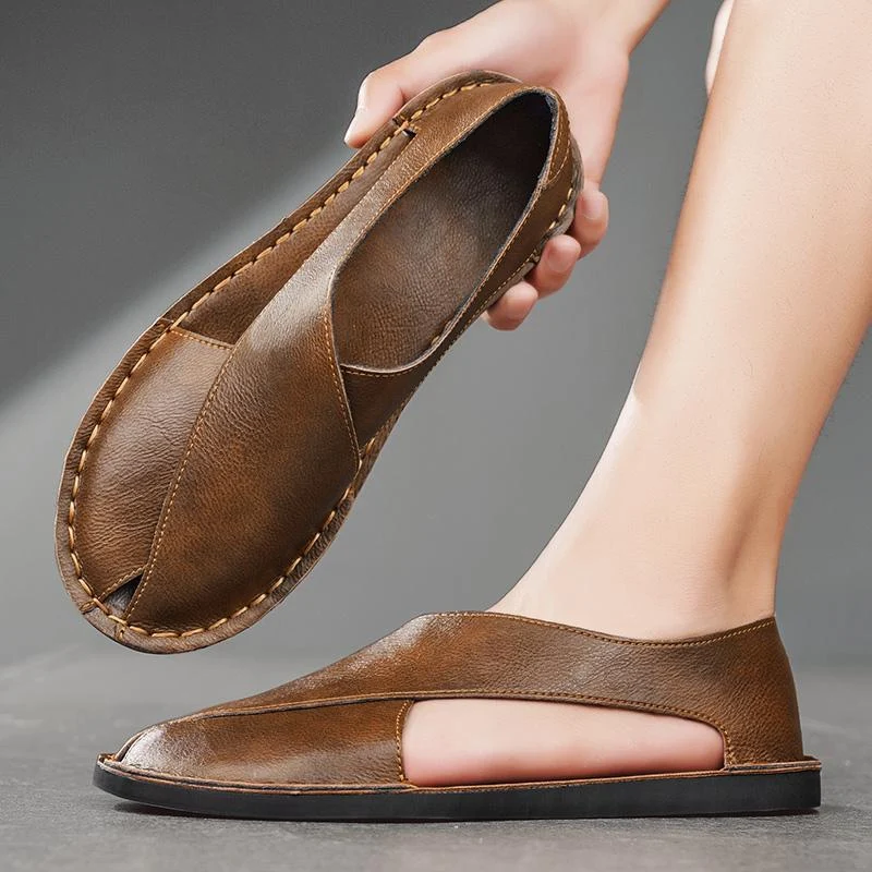 Sandalias de piel de primera calidad - Imagen 8