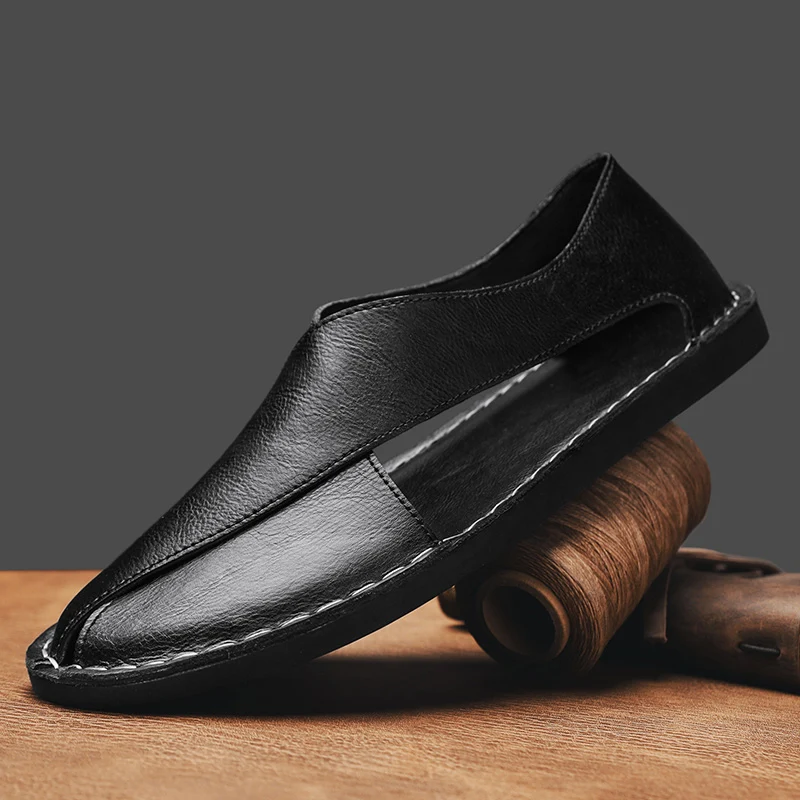 Sandalias de piel de primera calidad - Imagen 9