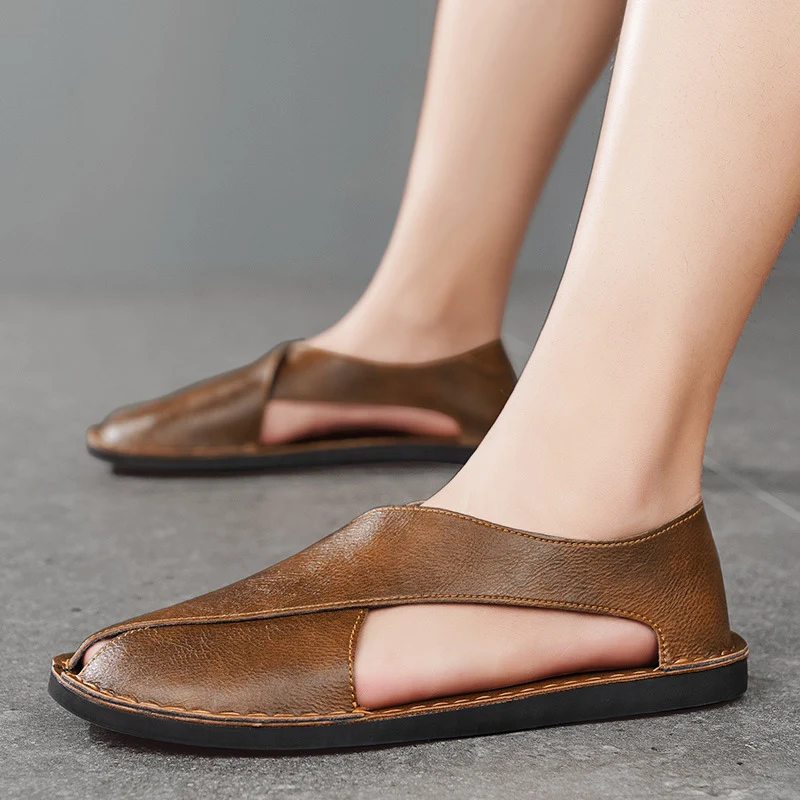 Sandalias de piel de primera calidad - Imagen 7
