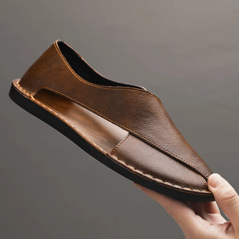 Sandalias de piel de primera calidad - Imagen 6