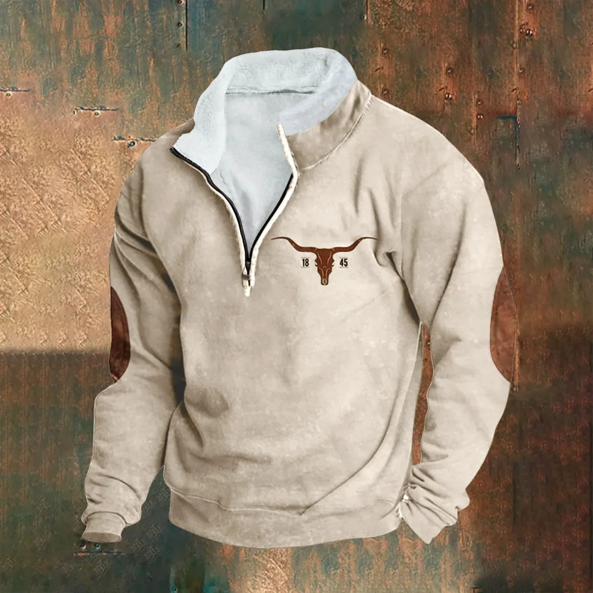 Jersey vintage con cremallera - Imagen 3