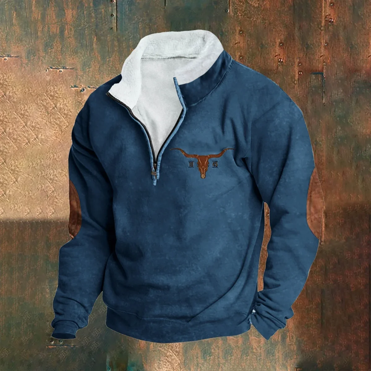 Jersey vintage con cremallera - Imagen 5