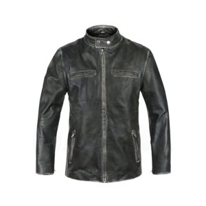Chaqueta de cuero genuino para hombre de Mark Wahlberg en la película «Daddy’s Home».
