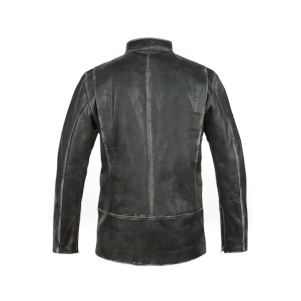 Chaqueta de cuero genuino para hombre de Mark Wahlberg en la película «Daddy’s Home». - Imagen 3