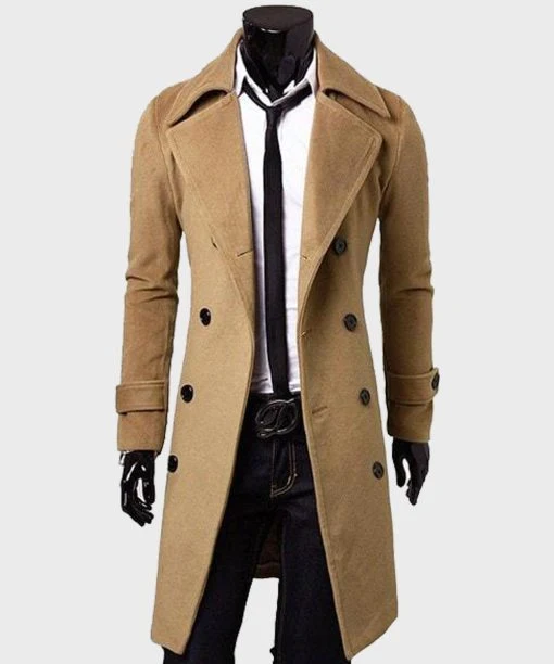 Elegante gabardina larga - Imagen 6