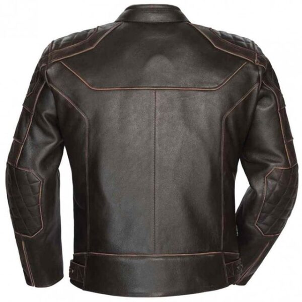 Chaqueta de moto de cuero auténtico para hombre Cortech Dino - Imagen 4