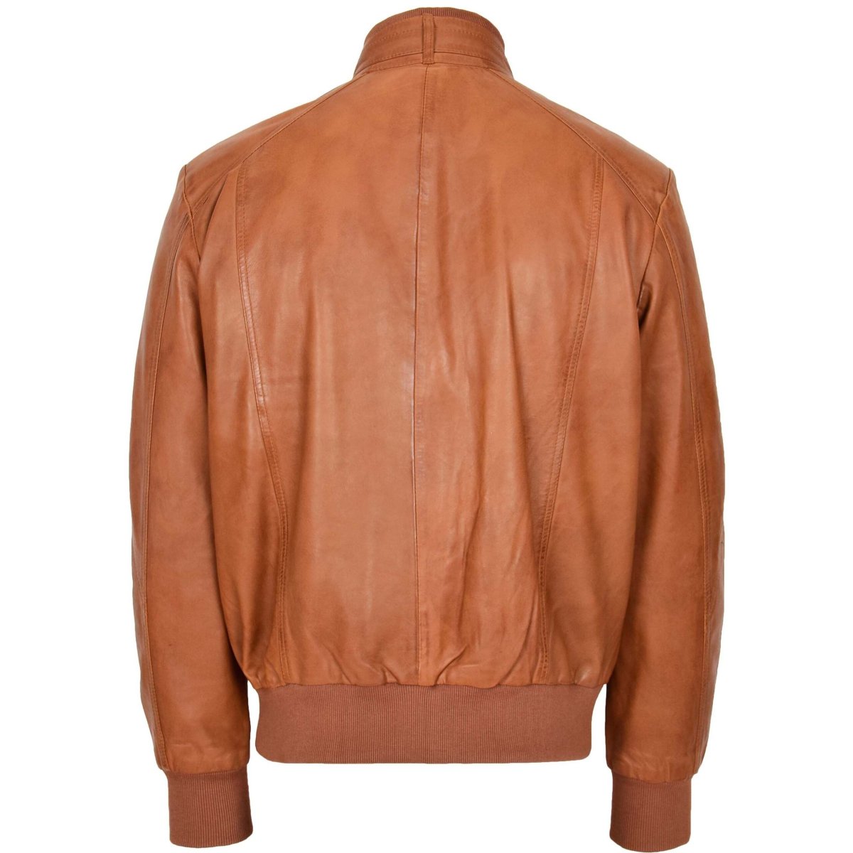 BUNERI Bomber de Cuero Tostado Vuelo para Hombre - Imagen 3