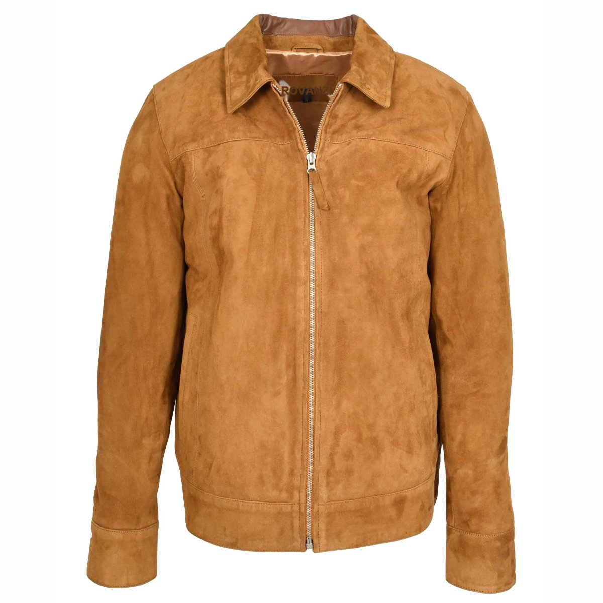 BUNERI Chaqueta Larry de Ante de Cabra Coñac - Imagen 2