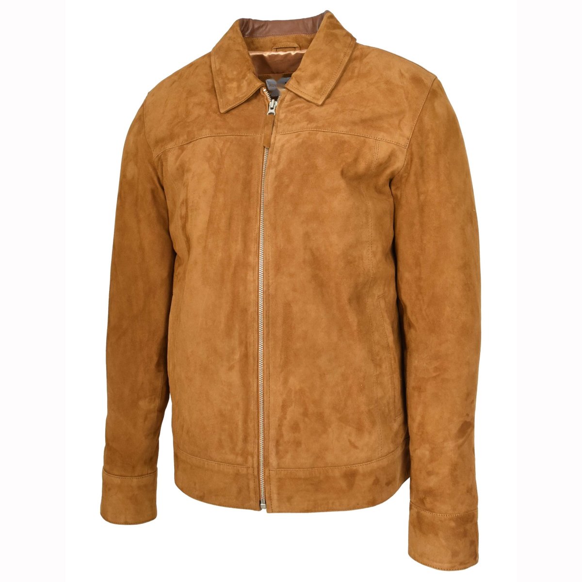 BUNERI Chaqueta Larry de Ante de Cabra Coñac - Imagen 6