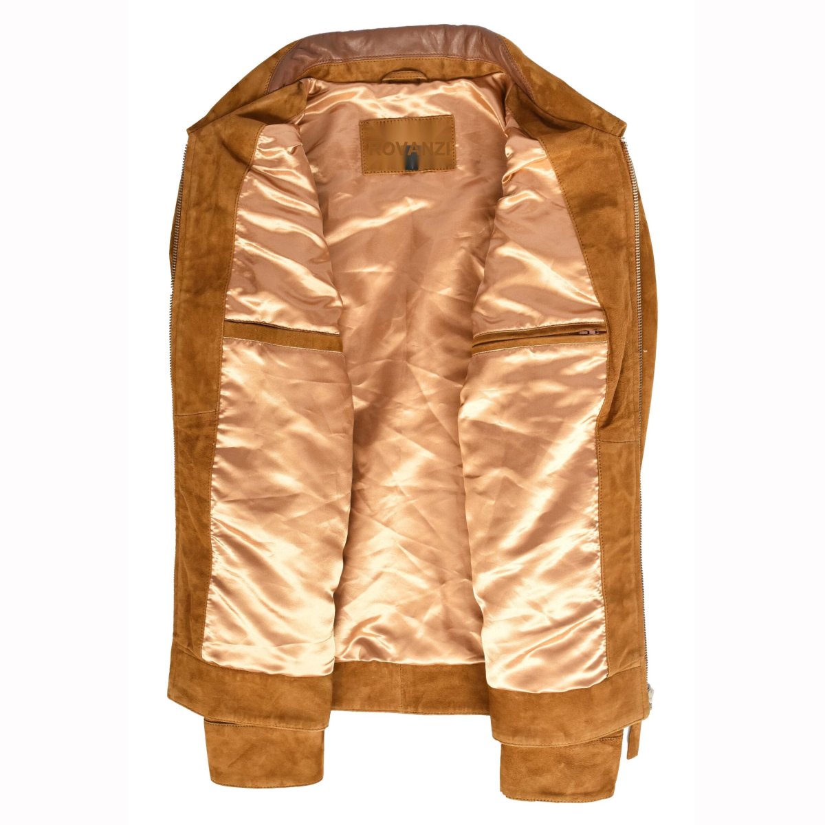 BUNERI Chaqueta Larry de Ante de Cabra Coñac - Imagen 7