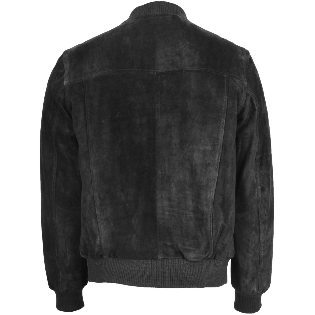 BUNERI Chaqueta Bomber Varsity de Piel de Ante Auténtica - Imagen 3