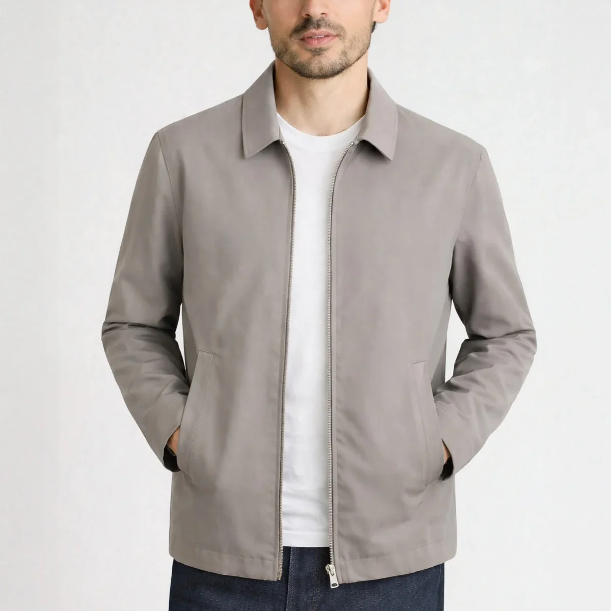 Chaqueta entallada con cremallera - Imagen 8