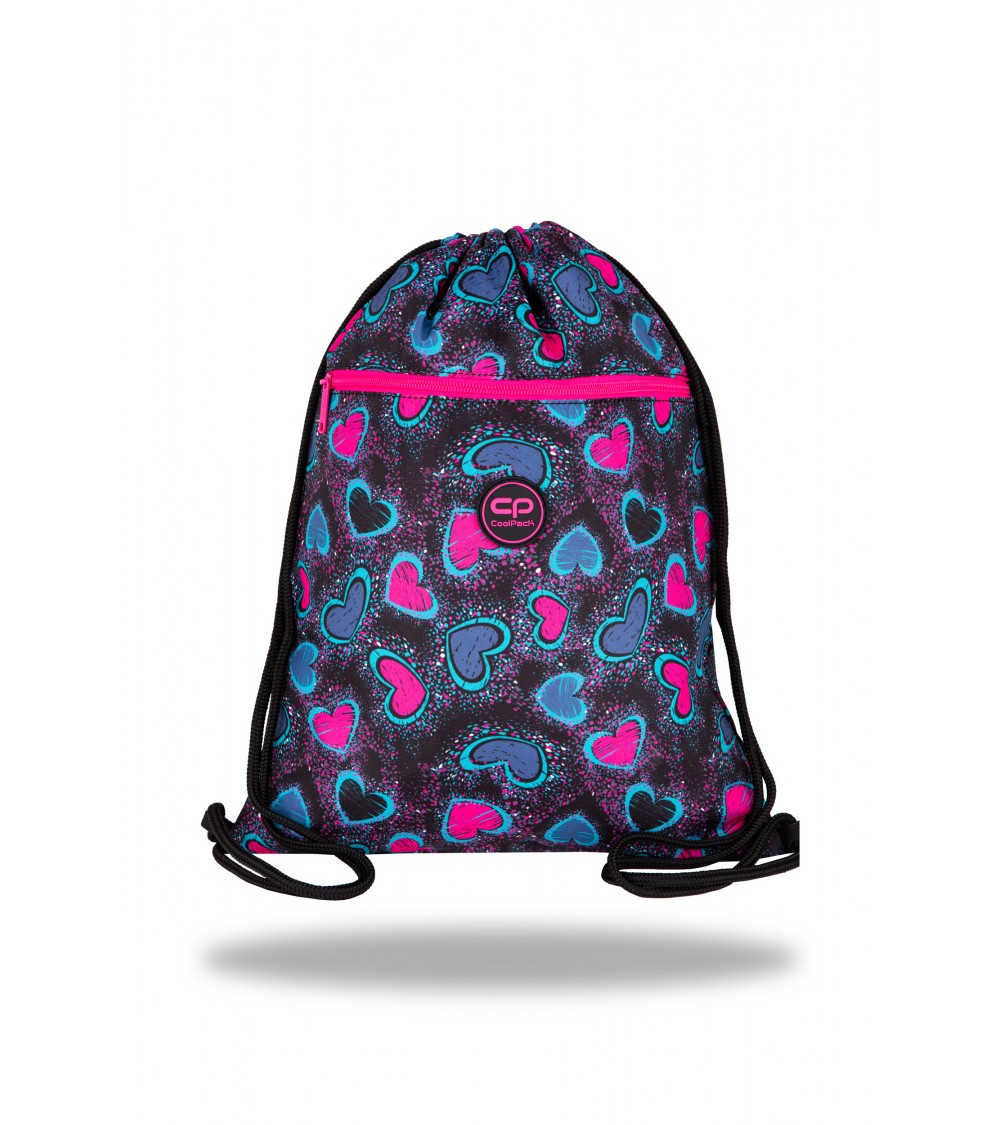 Mochila saco Coolpack Vert Pink Deep Love 70562 - Imagen 2