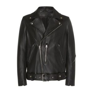 Chaqueta de cuero auténtico Nate Clean