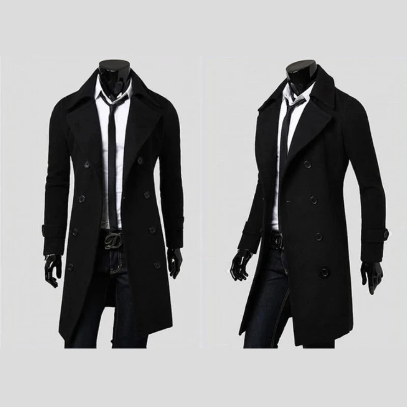 Elegante gabardina larga - Imagen 5
