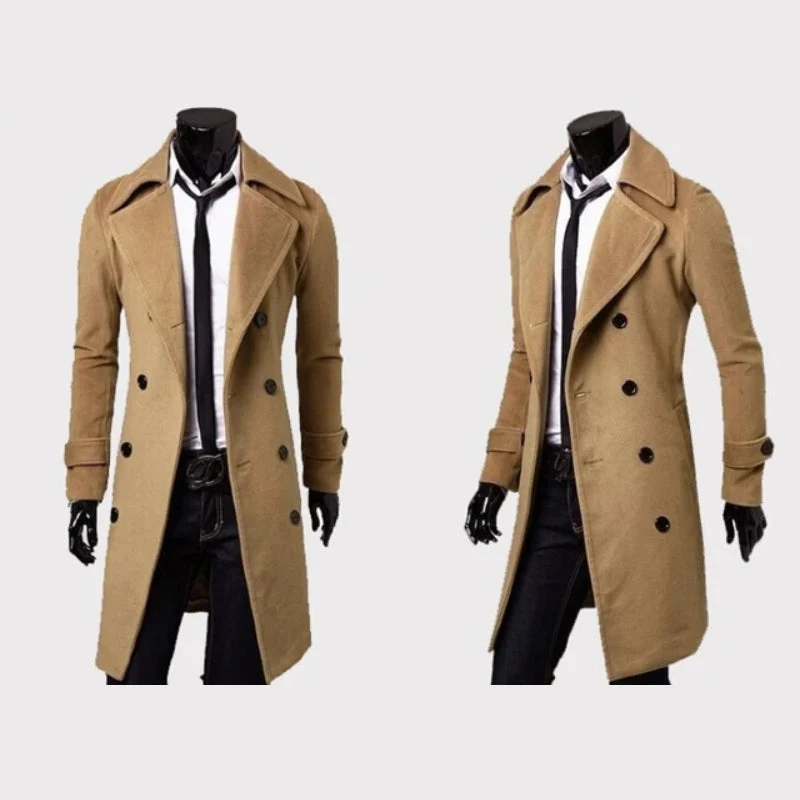 Elegante gabardina larga - Imagen 4